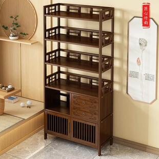 博古架茶柜置物架茶具架茶叶架茶室置物柜架茶壶柜架摆放架展示柜