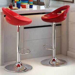 北欧吧台椅现代简约高脚凳子家用升降吧凳靠背高凳收银柜台酒吧转