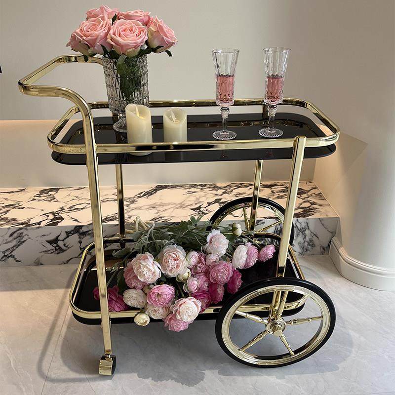 轻奢餐车置物架客厅卧室化妆室移动小推车沙发边几酒吧茶水车,五金/工具,美食车/早餐车/小吃车,淘宝优惠券,粉丝福利购,淘宝优惠卷