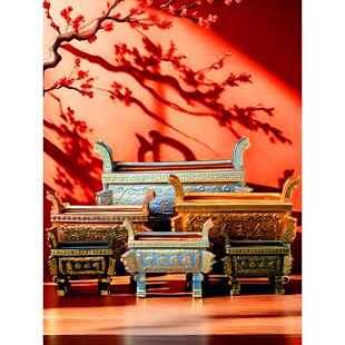 陶瓷有求必应方鼎香炉彷古铜四足长方形家用招财大号供奉插香香炉