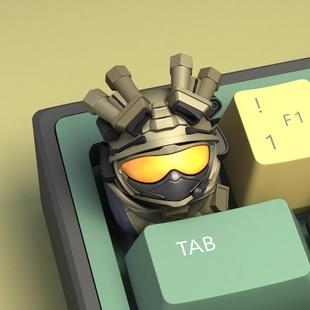 骇爪键帽机械键盘键帽创意esc 三角洲行动键帽威龙键帽个性