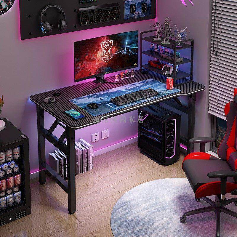 台式电脑桌家用电竞桌卧室简易折叠桌太纤维桌子工作台书桌办公桌,住宅家具,电脑桌,淘宝优惠券,粉丝福利购,淘宝优惠卷