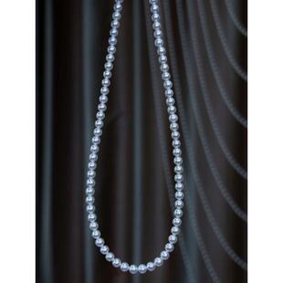 【浅小屋】五星臻耀。吉尔德天花板3.5~4mm正圆灯泡淡水珍珠项炼