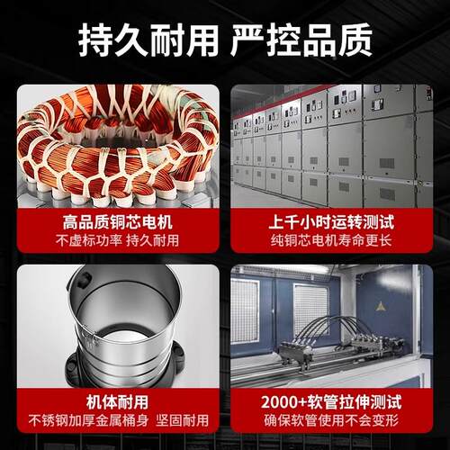 强吸尘器家用车用大吸力超大功力率JN-502S商用车店专用装洗修吸