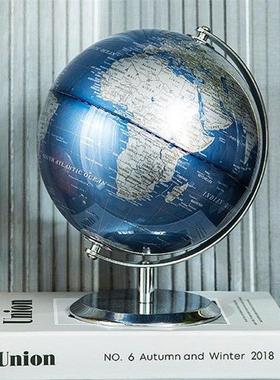 现代轻奢高档地球仪摆件办公室书房桌面电视柜高端客厅家居装饰品