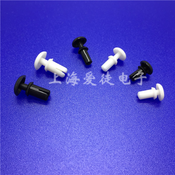 R4国标尼龙R型铆钉 R3 R4 黑白塑胶卡扣柳钉塑料子母铆钉 1千只价