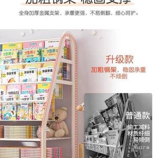 (活动价）儿童书架家用玩绘本阅读架区移动具收纳架简易宝宝置书