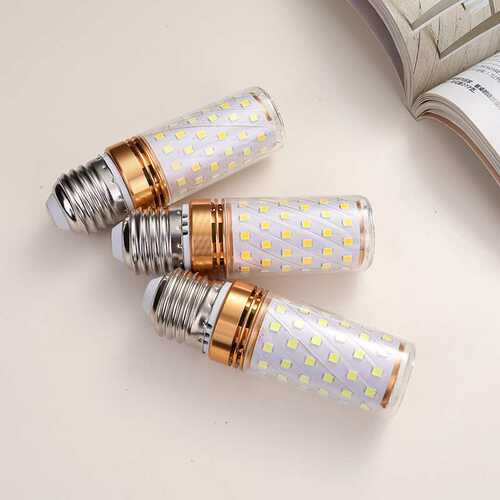 led灯泡节能灯E14小螺口E27玉米灯家用超亮吊灯光源三色变光