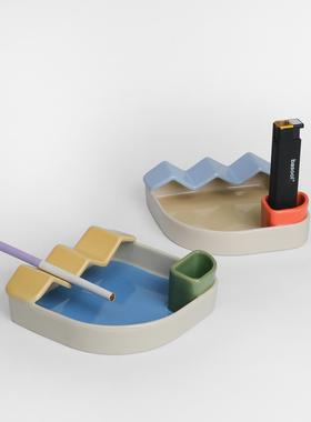 basool 烟灰缸 Tangibility系列 陶瓷小众礼物家居用架烟火机收纳