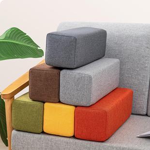 扶手枕新中式方形靠枕单人沙发两侧边扶手靠罗汉床头枕手垫可定制