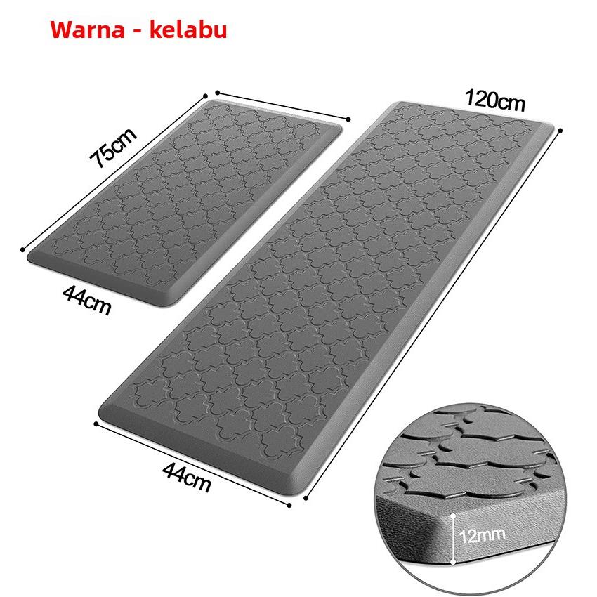 1.2厘米厚免洗可擦厨房地垫抗疲劳久站加厚长条怕摔皮革地垫地毯