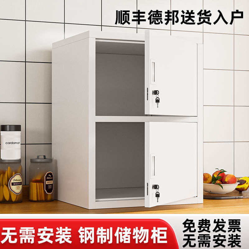 小型单门文件柜食品添加剂专用柜不锈钢密码钢制收纳储物柜子带锁