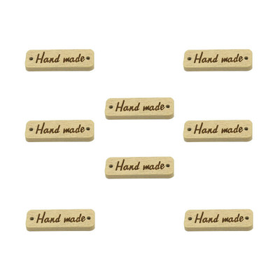 个性DIY创意手工辅料 长方形手工标牌hand made 50个一包