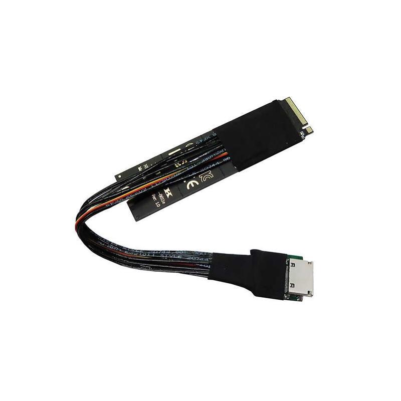 NVMe M2转Oculink SFF8611 SFF8612母座PCIe 40转接线cable