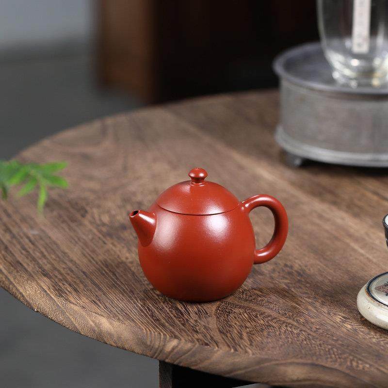 宜兴纯全手工紫砂壶小容量朱泥大红袍龙蛋壶功夫西施壶家用泡茶壶,餐饮具,茶壶,淘宝优惠券,粉丝福利购,淘宝优惠卷
