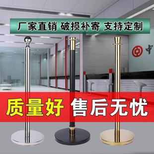 酒店礼宾杆不锈钢一米线护栏挂绳排队隔离带围栏迎宾杆礼宾柱