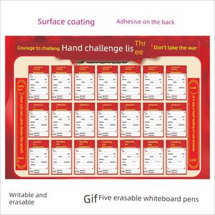 中考和高考学生挑战墙光荣风云榜高中目标墙贴纸班级文化布局教室