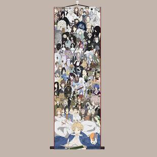 夏目家的朋友之书漫画全插图周边动画海报集客厅装饰绢卷挂画
