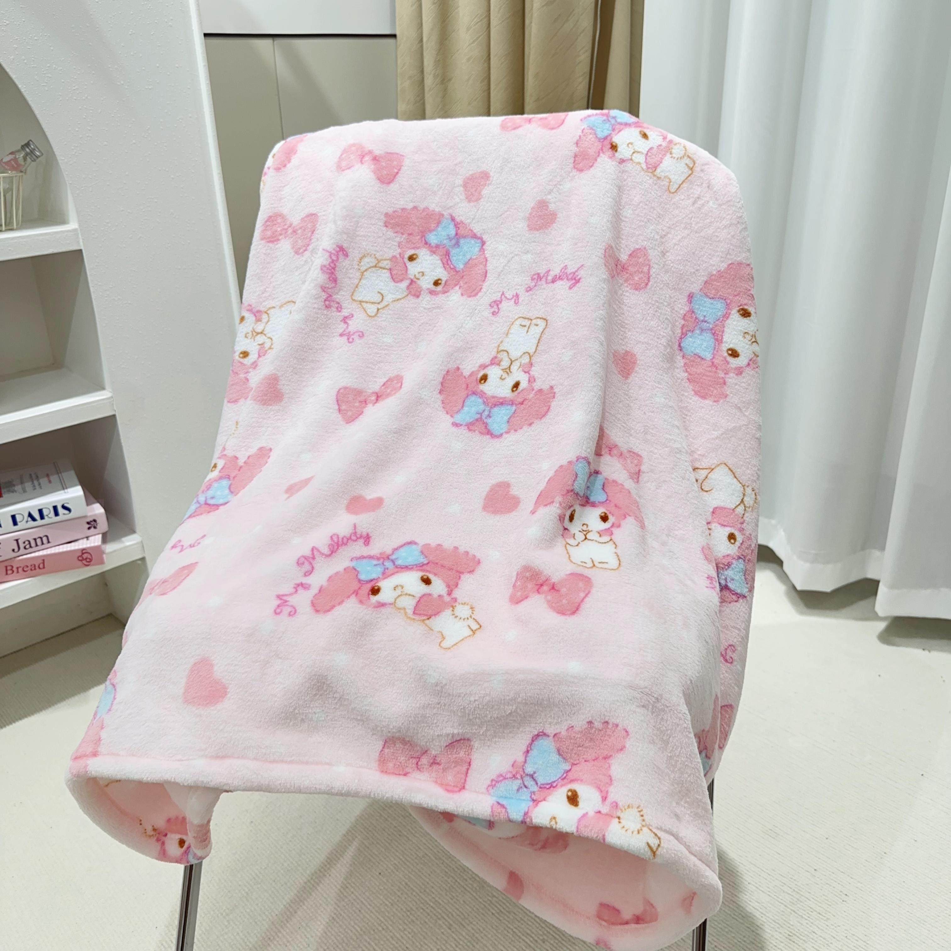 美乐蒂可爱保暖毛毯小毯子法兰绒卡通加厚盖腿午睡毯办公室披肩毯,床上用品,休闲毯/毛毯/绒毯,淘宝优惠券,粉丝福利购,淘宝优惠卷
