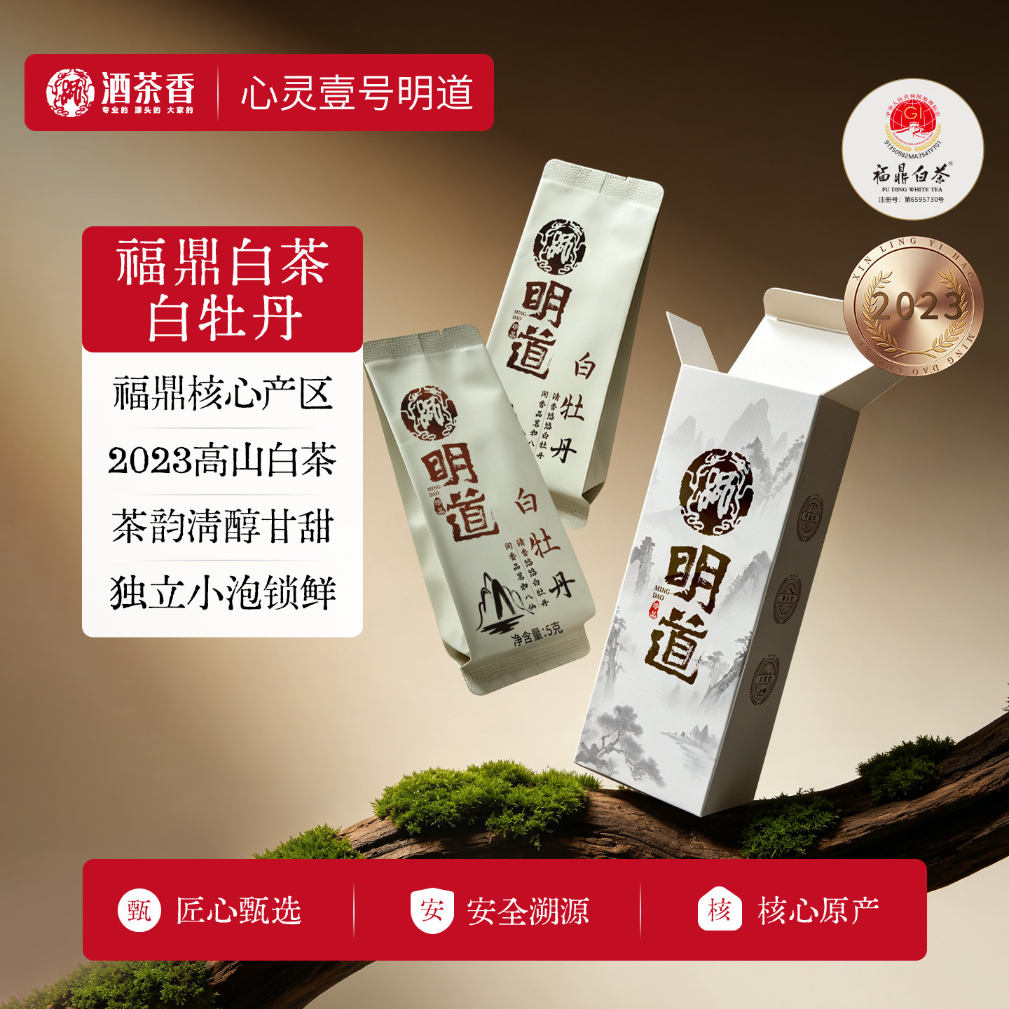 福鼎产区2023春季白牡丹品鉴装图片