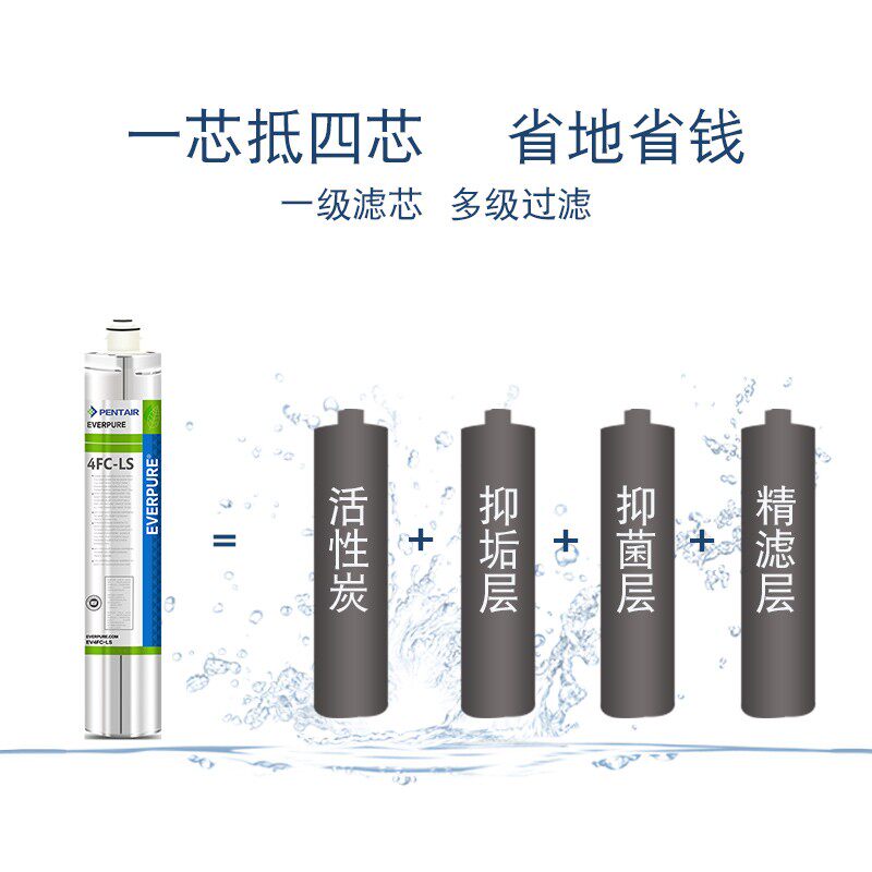 爱惠浦4FC-L/4FC-LS滤芯 2020年新升级去铅产品厨房台下直饮净水