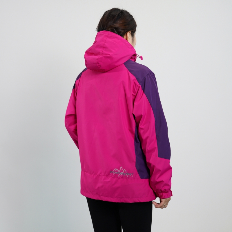 大尺码棉衣女胖人180-210斤宽松两件套加绒妈妈冲锋衣冬装外套中