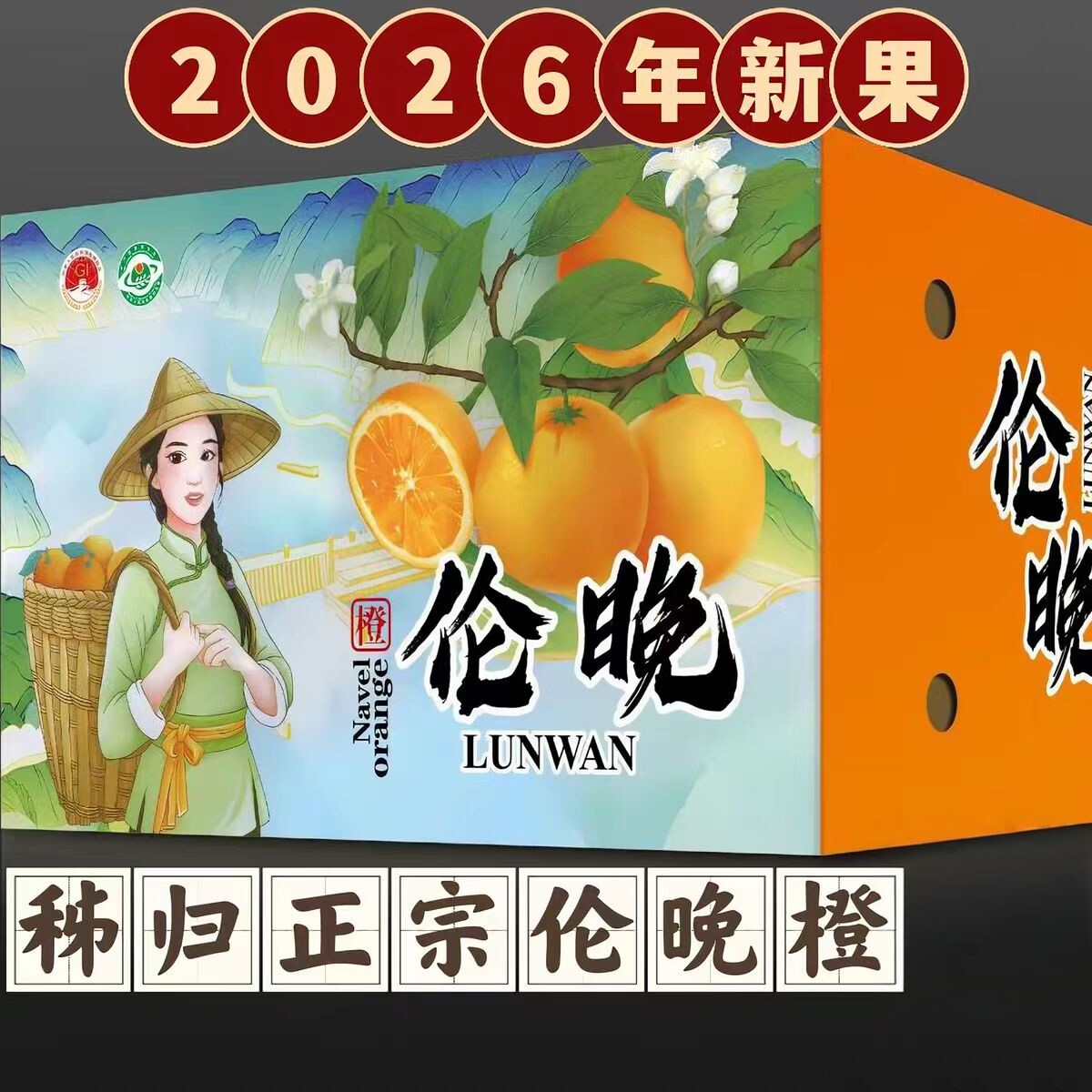 秭归伦晚春橙现摘现发橙子包邮甜橙榨汁手剥冰糖橙新鲜当季鲜果图片