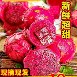 新鲜水果红心火龙果现摘坏果包赔新鲜红龙果孕妇新鲜