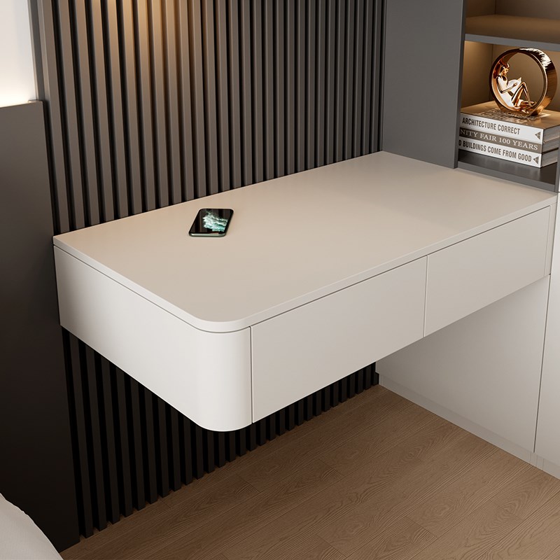 现代简约衣柜收纳家用卧室梳妆台自带转角床头柜一体组合靠墙定制