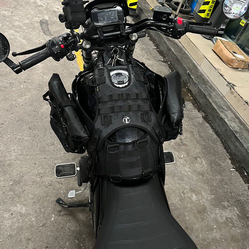 通用闪500 600 350 TR300摩托车油箱包油箱挂载防水马甲便捷储物