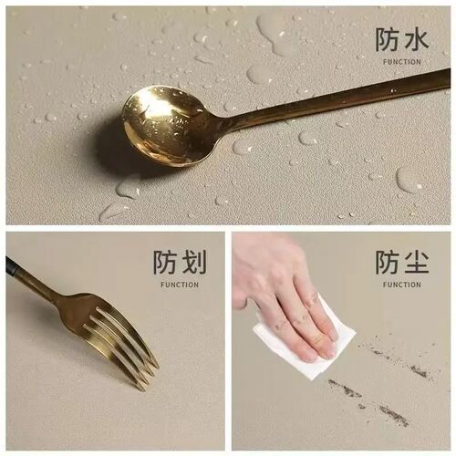 圆桌桌布免洗防水防油防烫皮革餐桌垫电视柜防尘盖布客厅茶几台布