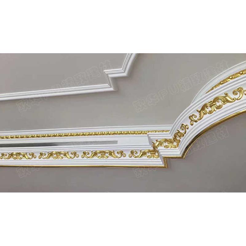 PU线条法式装修吊顶客厅天花欧式顶角线条装饰白色免漆阴角仿石膏