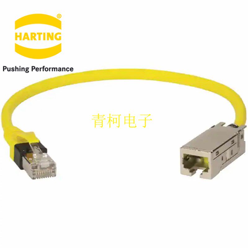 09455451516 HARTING电缆组装 长度:5m 两端预接RJ45接口 整线