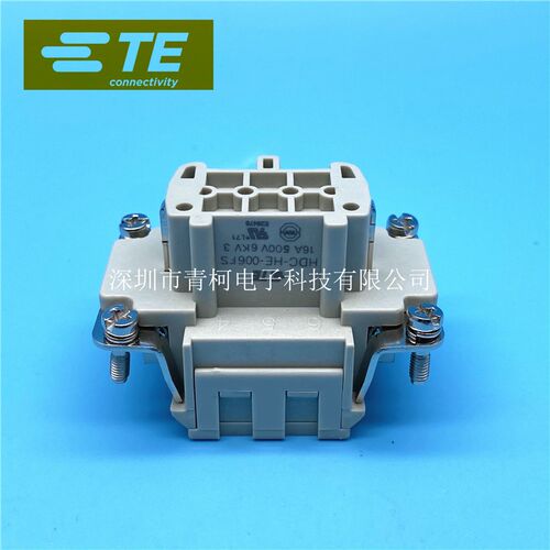 TE泰科重载连接器 HDC-HE-006-FS 6针6芯母芯 T2040063201