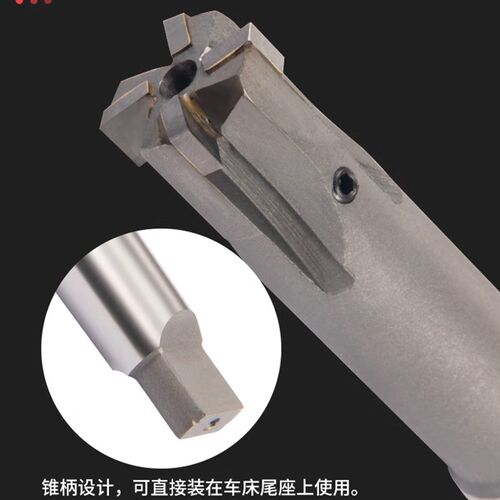数控沉头铣刀活导柱深钻沉孔导柱导向平底锪钻镶合金钨钢铣刀锥柄