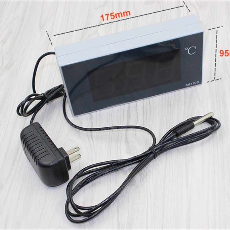 大屏幕数显温度计防水温度测温仪大棚浴室冷库温度显示器显示仪