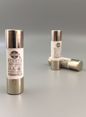 RT19正熔陶瓷保险丝管14.3X51mm熔断器14X51熔芯熔丝32 40 50 63A