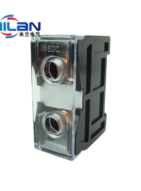 IN欧式端子座 IN-60BKC 90A 1P IN60BK 接线端子 接线板