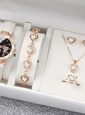 情人节送妈妈简约不掉色爱心项链礼盒装女朋友生日礼物防水锁骨链