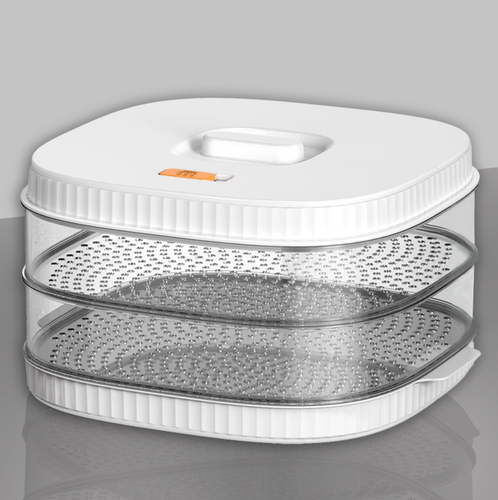 加厚微波炉蒸笼专用器皿家用带盖加热蒸馒头包子耐高温热饭容器