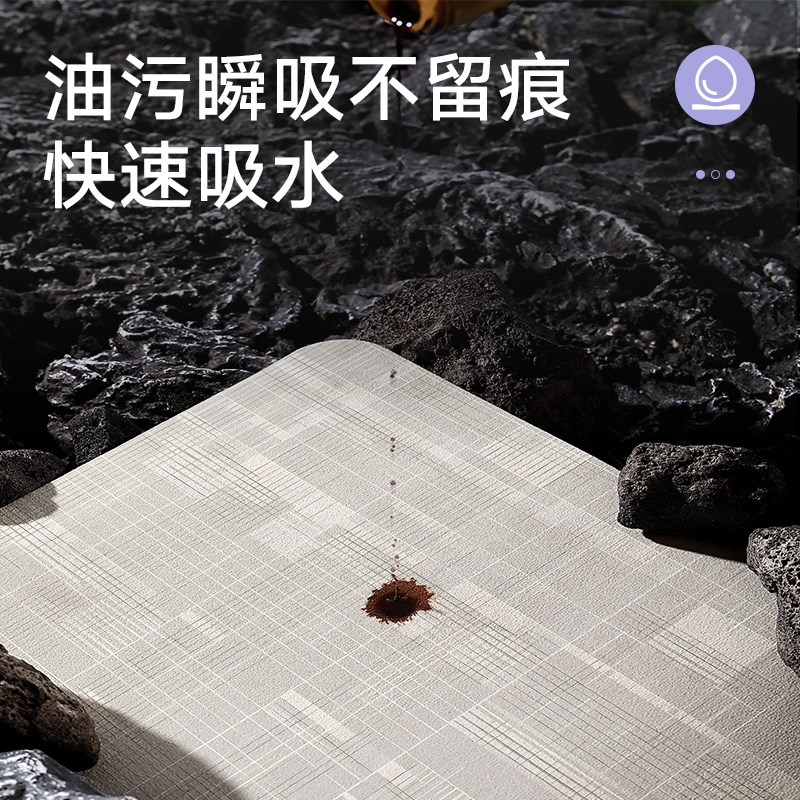 大江地垫2024新款厨房防滑防油防水可擦免洗专用加厚脚垫长条地毯