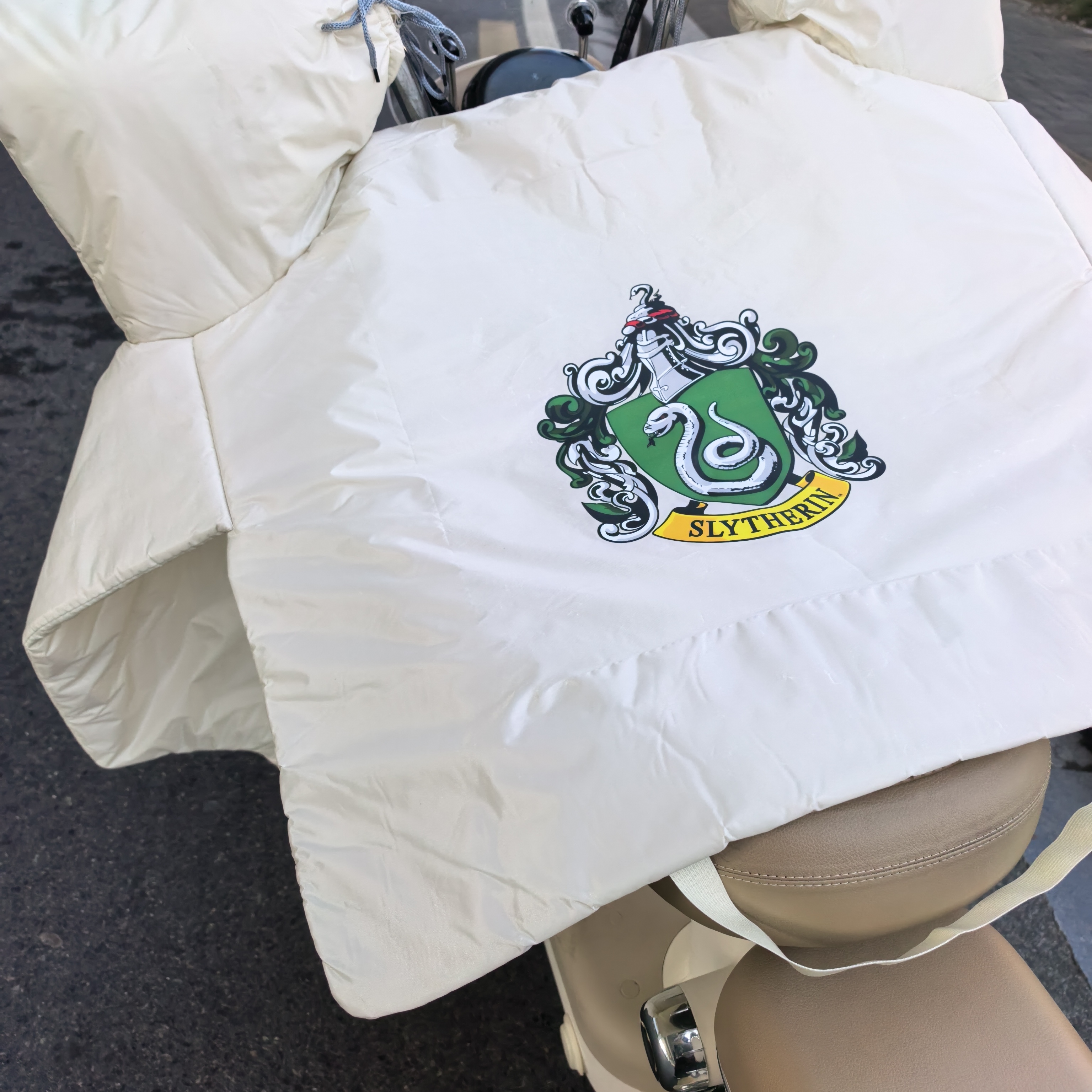 哈利波特周边蛇院电动车新型升级特厚双面防水防暴雨防寒挡风被