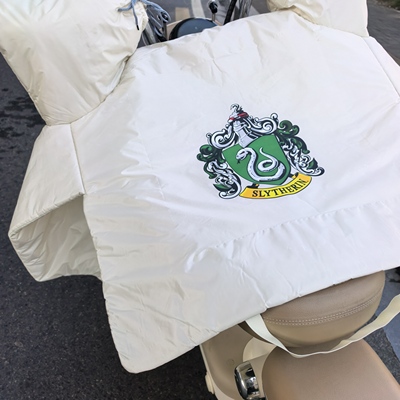 哈利波特周边蛇院电动车新型升级特厚双面防水防暴雨防寒挡风被