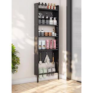 化妆室门后超薄置物架落地多层浴室极窄夹缝收纳层架厕所洞洞板架