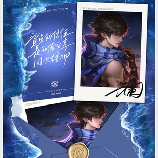 峡谷来信澜周边全新未拆封款 王者荣耀官方出品正版周边