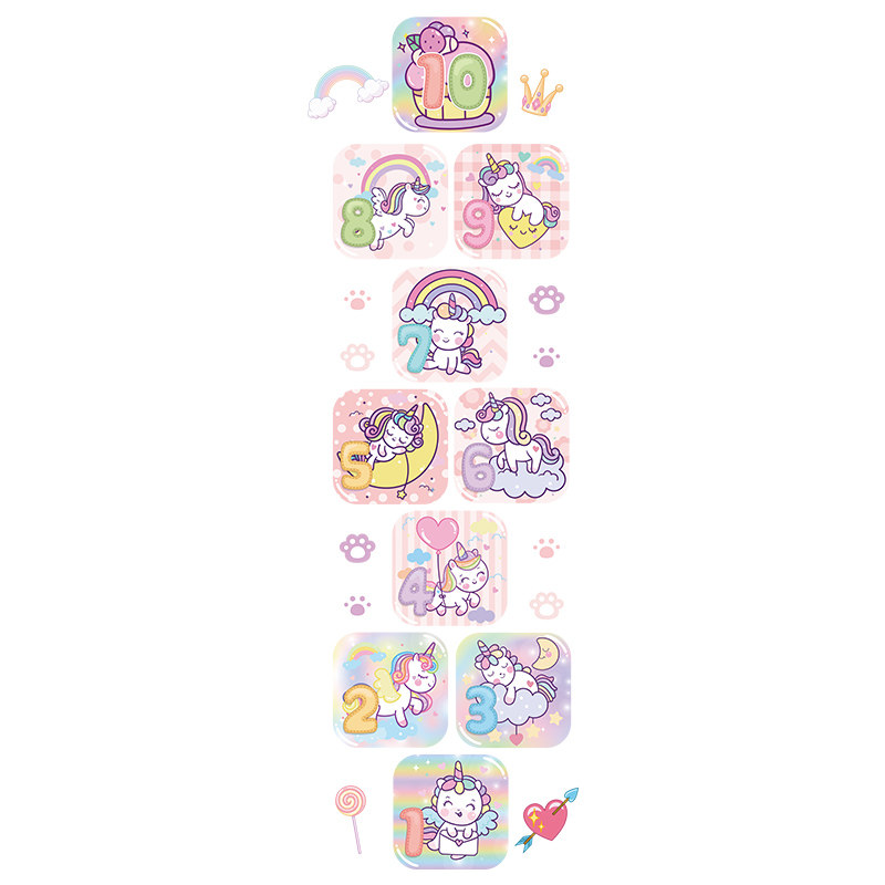 儿童房间布置趣味跳房子跳格子纸幼儿园地面装饰地数字墙画,家居饰品,软装墙贴,淘宝优惠券,粉丝福利购,淘宝优惠卷