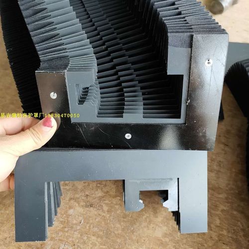 方形风琴防护罩阻燃耐高温防护罩伸缩式钣金防尘罩圆形油缸保护