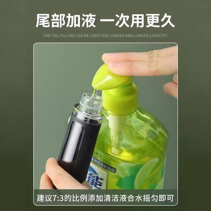 厨房自动加液洗碗刷家用洗锅刷海A绵刷钢丝球长柄清洁刷子刷锅神,家庭/个人清洁工具,加液刷,淘宝优惠券,粉丝福利购,淘宝优惠卷