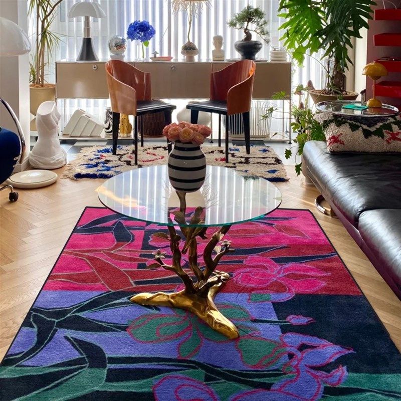 美式复古地毯客厅茶几毯卧室地垫中古风I沙发床边毯高级加厚防滑,居家布艺,地毯,淘宝优惠券,粉丝福利购,淘宝优惠卷