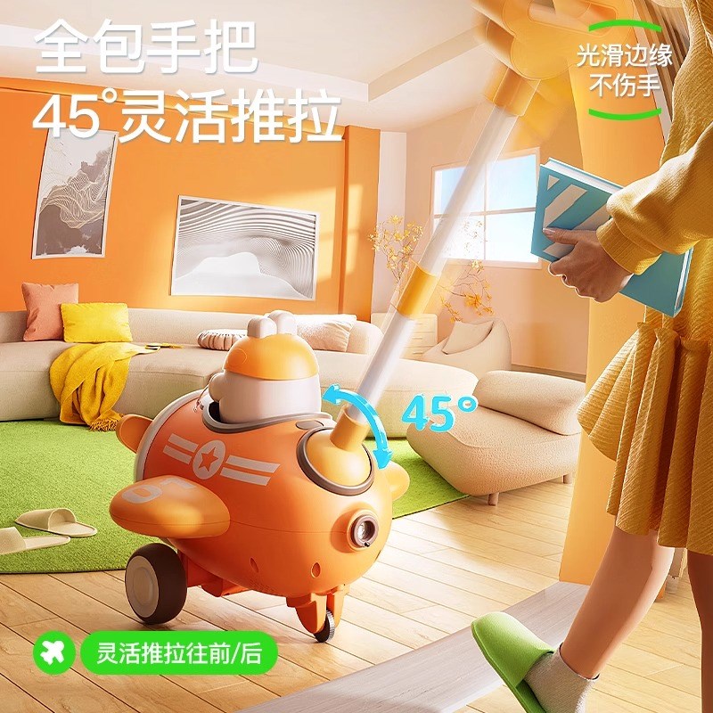 儿童手推飞机学步玩具宝宝婴幼儿推推乐学走路神器恐龙萌兔小推车